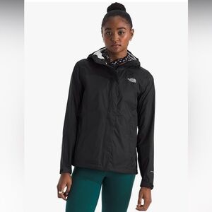 The North Face Kira Outshell Lightweight Black hivent Jacket with Hood size M